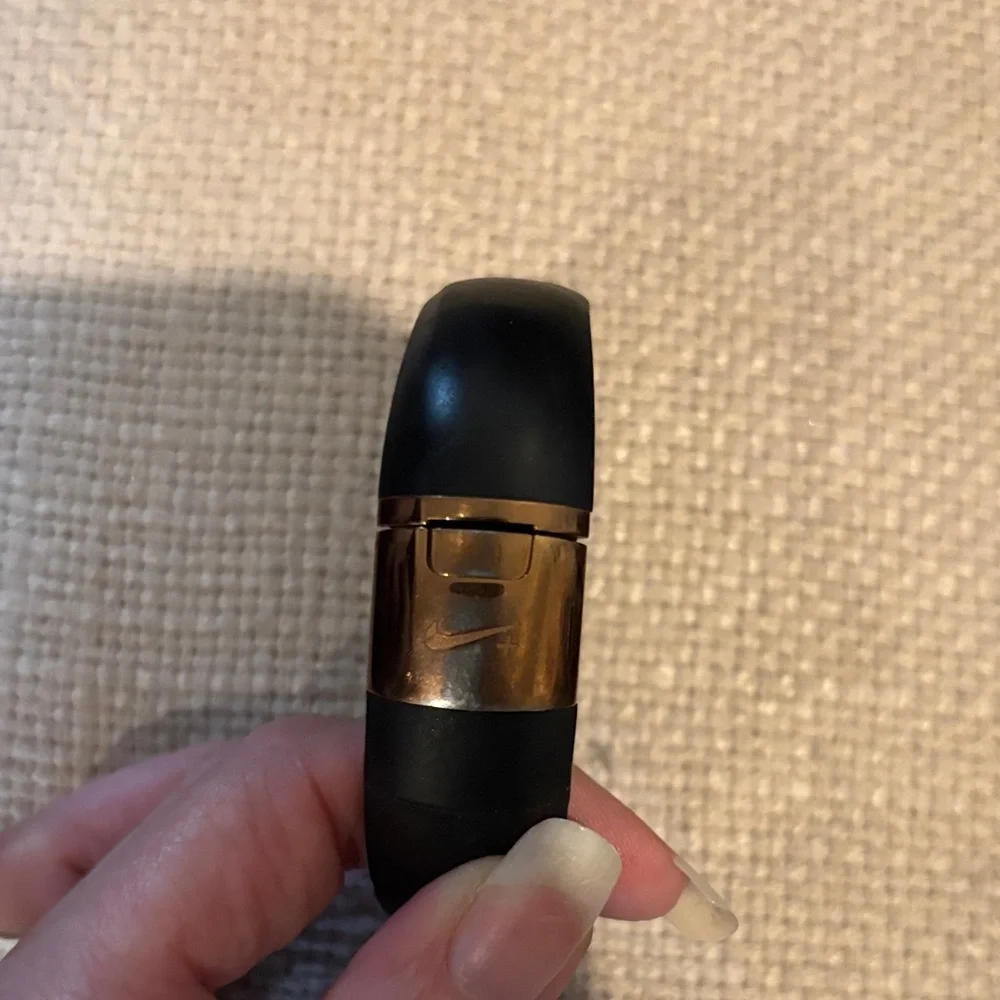Nike Black and Gold Wristband